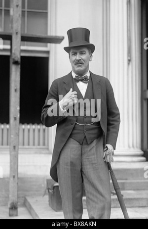 Vintage Foto von Howard Carter (1874-1939) - der englische Archäologe, Tutanchamuns Grab im November 1922 entdeckte. Stockfoto