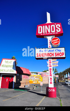 Dino's Lounge Bar & Sandwich Shop in Las Vegas, Nevada, USA Stockfoto