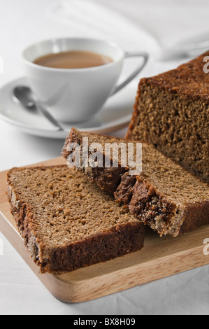 Parkin Ingwer Kuchen Volksküche UK Stockfoto