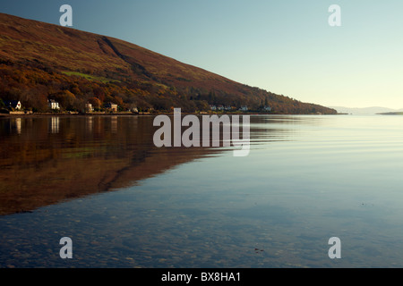 Südlich über die Kyles of Bute von Colintraive, Argyll und Bute, Schottland Stockfoto