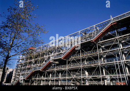 Das Centre Georges Pompidou, Paris, Frankreich. Stockfoto