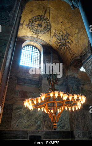 Innen Hagia Sophia, Istanbul, Türkei Stockfoto