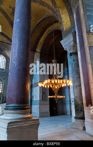 Innen Hagia Sophia, Istanbul, Türkei Stockfoto