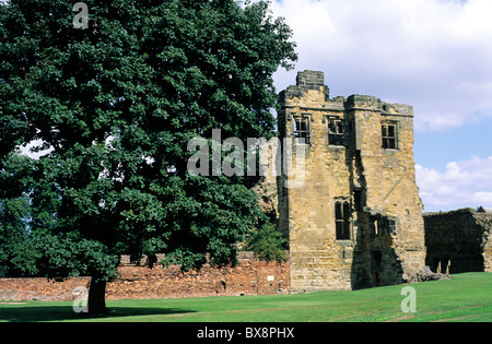 Ashby De La Zouch Castle, Leicestershire, England UK englische mittelalterliche Burgen Ruinen ruiniert ruinieren Stockfoto