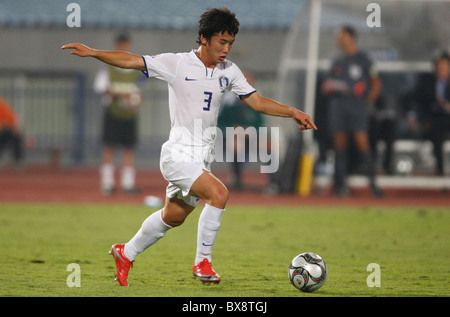 Min Woo Kim von Südkorea in Aktion während einer FIFA U-20 World Cup Runde der 16 Spiel gegen Paraguay 5. Oktober 2009. Stockfoto