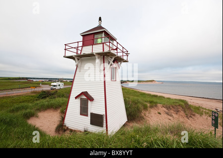 Covehead, Prince Edward Island. Covehead Leuchtturm in Brackley Strand Prince Edward Island National Park. Stockfoto