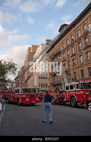 Feuerwehrmann Feuerwehr NYFD NYC Stockfoto