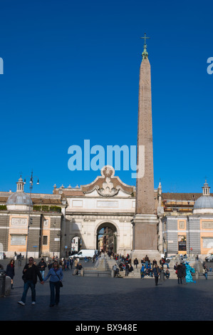 Die Piazza del Popolo Rom Italien Europa Stockfoto