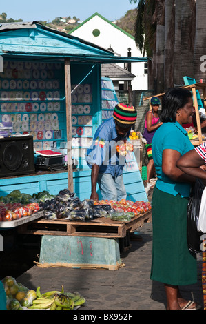 Markt der Kingstown, St. Vincent & The Grenadines. Stockfoto
