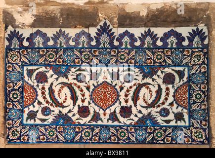Iznik Fliesen in der Sokullu Mehmet Paşa Camii (Sinan 1571), İstanbul, Türkei 100913 35693 Stockfoto