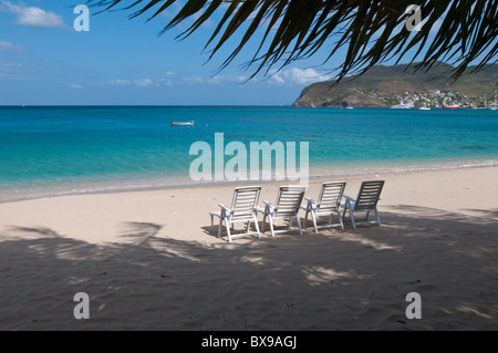 Lower Bay, Bequia, St. Vincent & der Grenadinen. Stockfoto