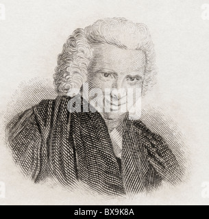 Laurence Sterne 1713-1768. Englischer Schriftsteller und anglikanischer Geistlicher. Stockfoto