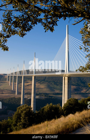 Aveyron, Millau, Hängebrücke Stockfoto