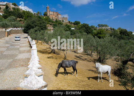 Andalusien, Zufre, Sierra Morena Stockfoto