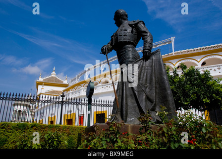 Andalusien, Sevilla Stierkampfarena Stockfoto