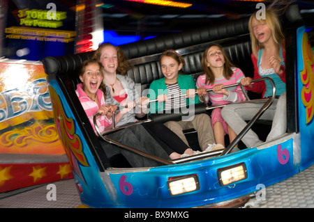 Brighton Pier Waltzer Stockfoto