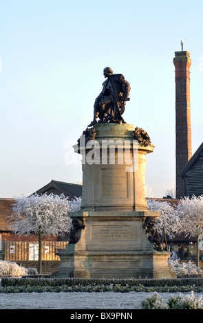 Gower Memorial und Bancroft Gardens in Winter-upon-Avon, England, UK Stockfoto