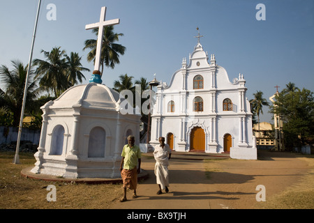 Our Lady of Hope Kirche Vypeen Island Cochin Kerala Indien Stockfoto