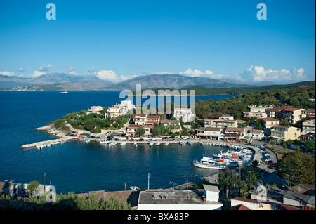 Hafen von Kassiopi, Korfu, Griechenland Stockfoto