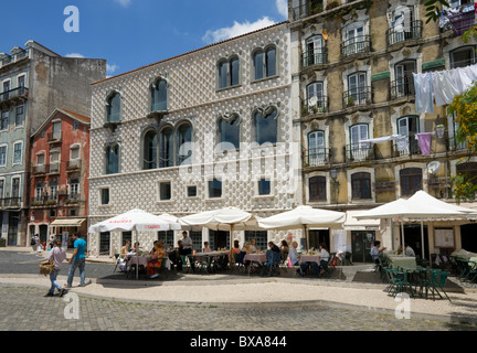 Portugal, Lissabon, Campo Das Cebolas, die Casa Dos Bicos Stockfoto