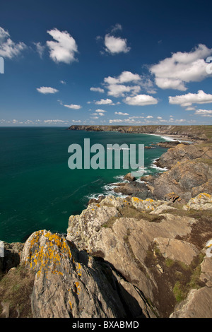 Blick von Lizard Point, Cornwall, UK Stockfoto