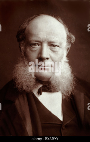 Porträt von Carl Wilhelm Siemens oder Sir Charles William Siemens (1823-1883) Deutsch-britischer Ingenieur. Albumen Drucken oder fotografieren c1880. Stockfoto