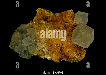 Halit - NaCl - Natriumchlorid - Salz - Searles Lake - Kalifornien - USA - einer Erzmine Salz für den menschlichen Verzehr verwendet Stockfoto
