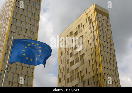Wolkenkratzer von den Europäischen Gerichtshof, Luxemburg Stockfoto
