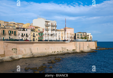 Ortigia Insel Altstadt Syrakus Sizilien Italien Europa Stockfoto