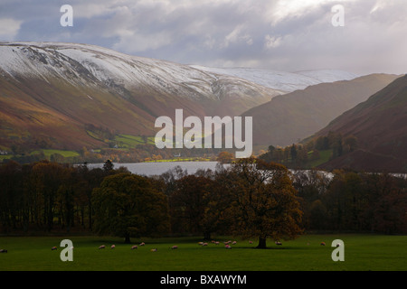 Ullswater freuen uns aus Watermillock, Lake District, Cumbria, England, November 2010 Stockfoto