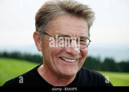 Senior woman smiling Stockfoto