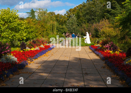 Biblische Garten, Elgin Cathedral, Moray, Highland Region, Schottland, September 2010 Stockfoto