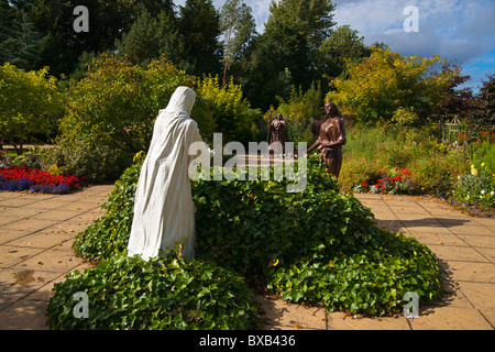 Biblische Garten, Elgin Cathedral, Moray, Highland Region, Schottland, September 2010 Stockfoto