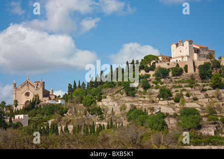 Burg am Hügel in Arta auf Mallorca, Spanien Stockfoto