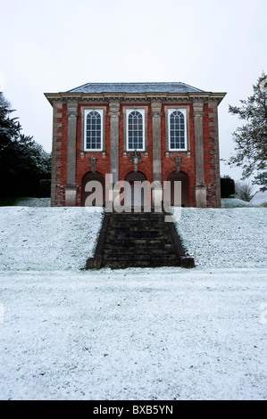 Die Bibliothek, Stevenstone, in der Nähe von Great Torrington, Devon, England, UK Stockfoto