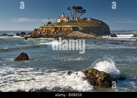 Battery Point Lighthouse in Crescent City am Redwood Coast, Kalifornien, USA Stockfoto