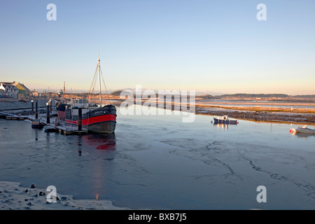 Irvine Harbour in North Ayrshire, Schottland. Stockfoto