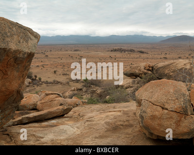 Kenia-Landschaft Stockfoto