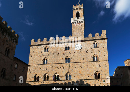 Palazzo dei Priori Volterra Toskana Italien Stockfoto