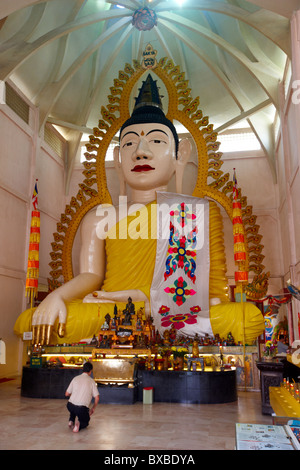 Sakya Muni Buddha Gaya Tempel, Little India, Singapur Stockfoto