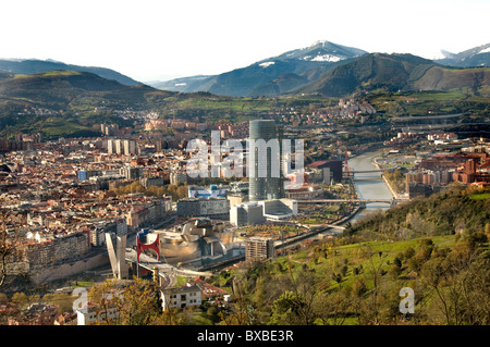 Guggenheim Museum Bilbao Spanien spanische Baskenland Stadt Stockfoto