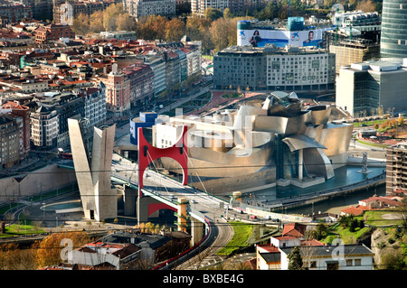 Guggenheim Museum Bilbao Spanien spanische Baskenland Stadt Stockfoto