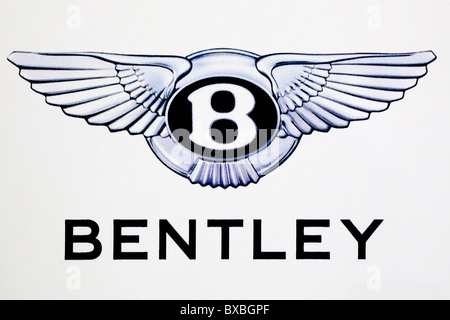 Logo der Automarke Bentley Stockfoto