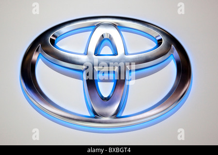 Logo der Automarke Toyota Stockfoto