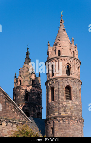 KAISERDOM, DOM, KATHEDRALE ST. PETER, WORMS, RHEINLAND-PFALZ, DEUTSCHLAND Stockfoto