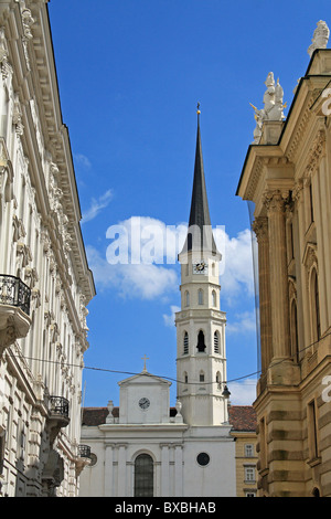 St. Michael Kirche (Michaelerkirche), Michaelerplatz, Wien, Österreich Stockfoto