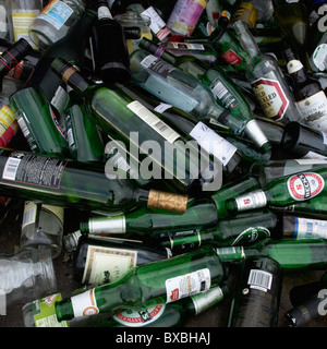 Recycling-Flaschen Stockfoto