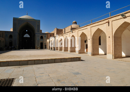 Freitag oder congregational Moschee in die historische Stadt von Yazd, UNESCO World Heritage Site, Iran, Persien, Asien Stockfoto