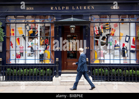 Fashion-Store für Kinderbekleidung von Ralph Lauren in London, England, Vereinigtes Königreich, Europa Stockfoto