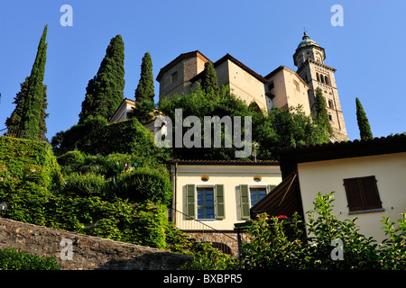 Kirche von Morcote, Kanton Tessin, Schweiz, Europa Stockfoto